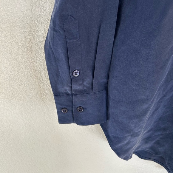 Equipment Navy Casual Button-Down Shirt - Picture 5 of 7